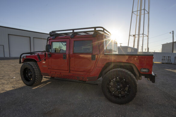 Hummer H1 Custom Amp Steps AudioCraft Lubbock Texas